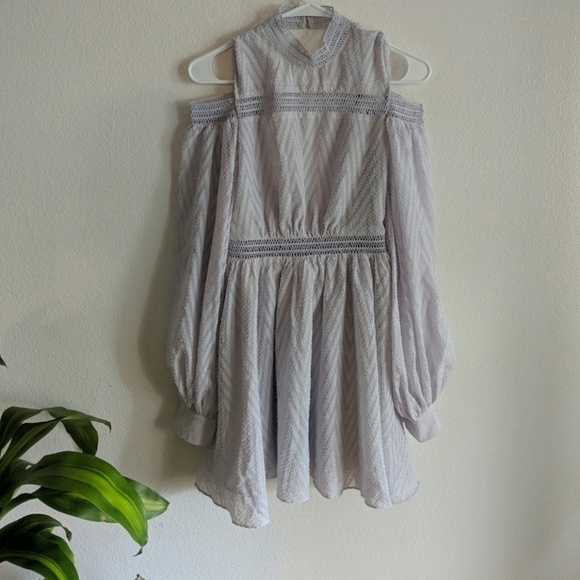 Free people Aslan Cold Shoulder Mini Dress size 2 - Picture 4 of 8